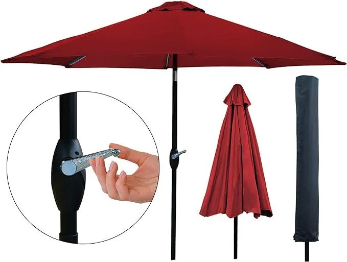 SG TRADERS 2.7m Garden Parasol Umbrella