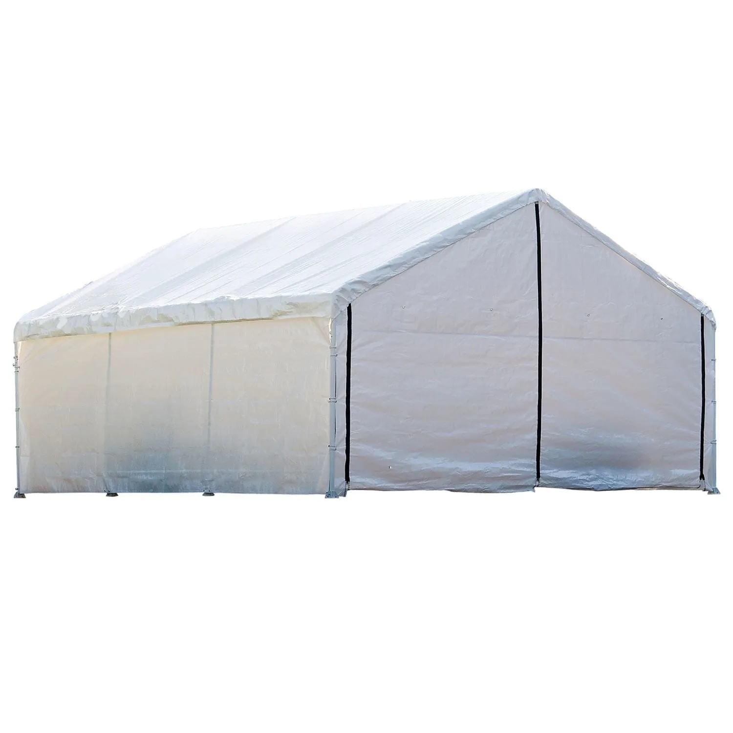 ShelterLogic | Canopy Enclosure Kit 18 × 30 ft. White (FR Rated - Frame and Canopy Sold Separately)