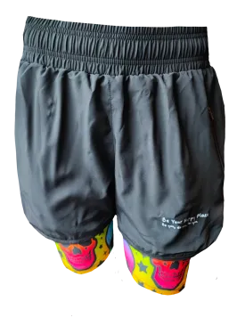 SKULLTOPIA DOUBLE LAYER SHORTS