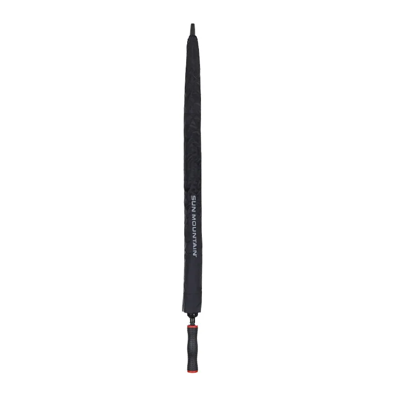 SUN MOUNTAIN 68" Double Canopy (Black/Gunmetal/Red)