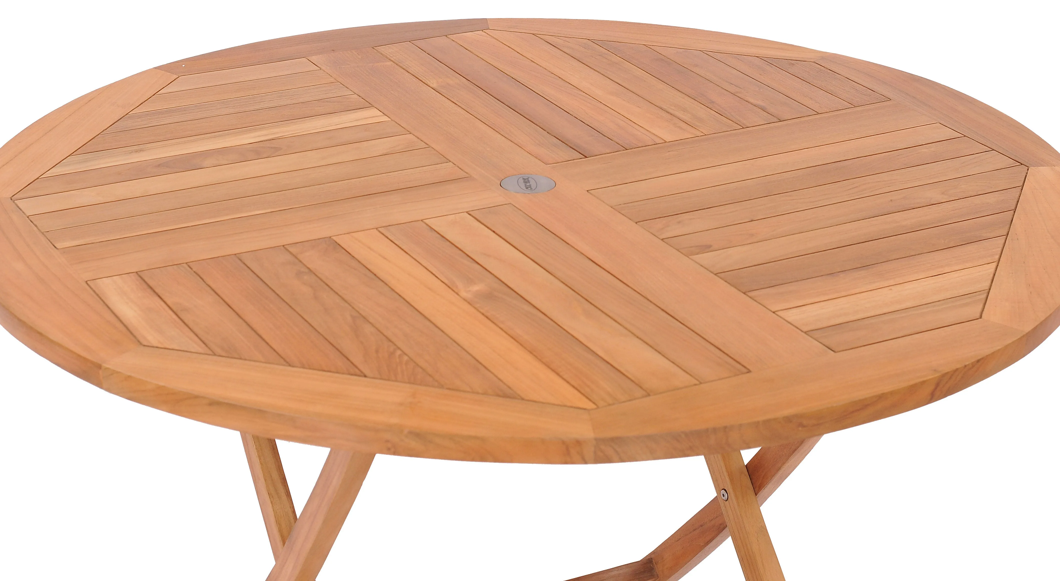 Teak Wood Java Folding Table, 47 inch