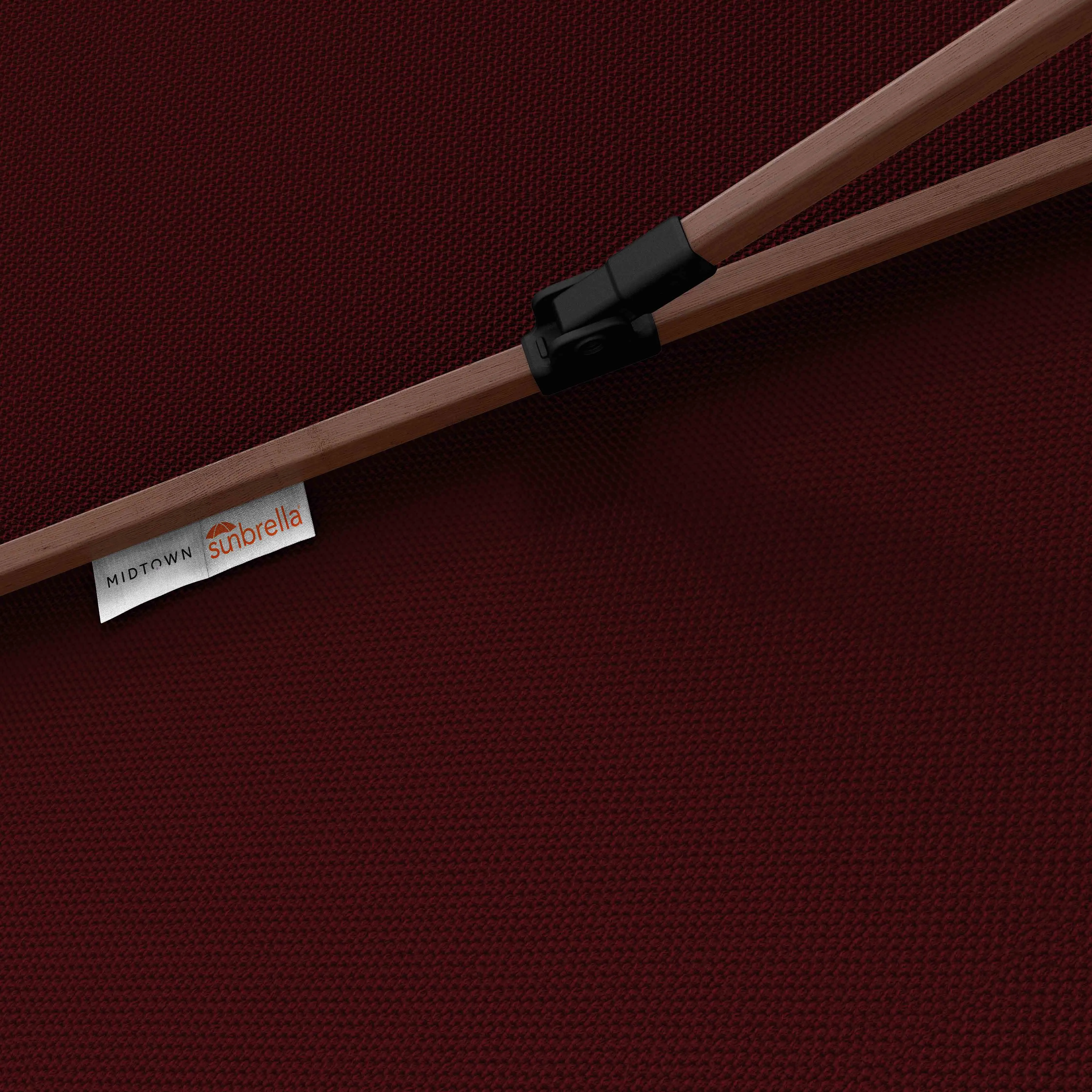 The Wooden™ - Sunbrella Burgundy