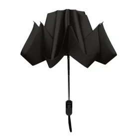 Unbelievabrella Compact Reverse Umbrella – Black