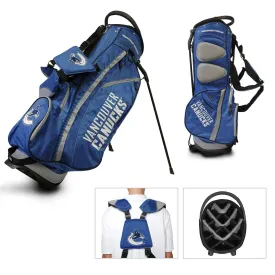 Vancouver Canucks Team Golf Fairway Lightweight 14-Way Top Golf Club Stand Bag