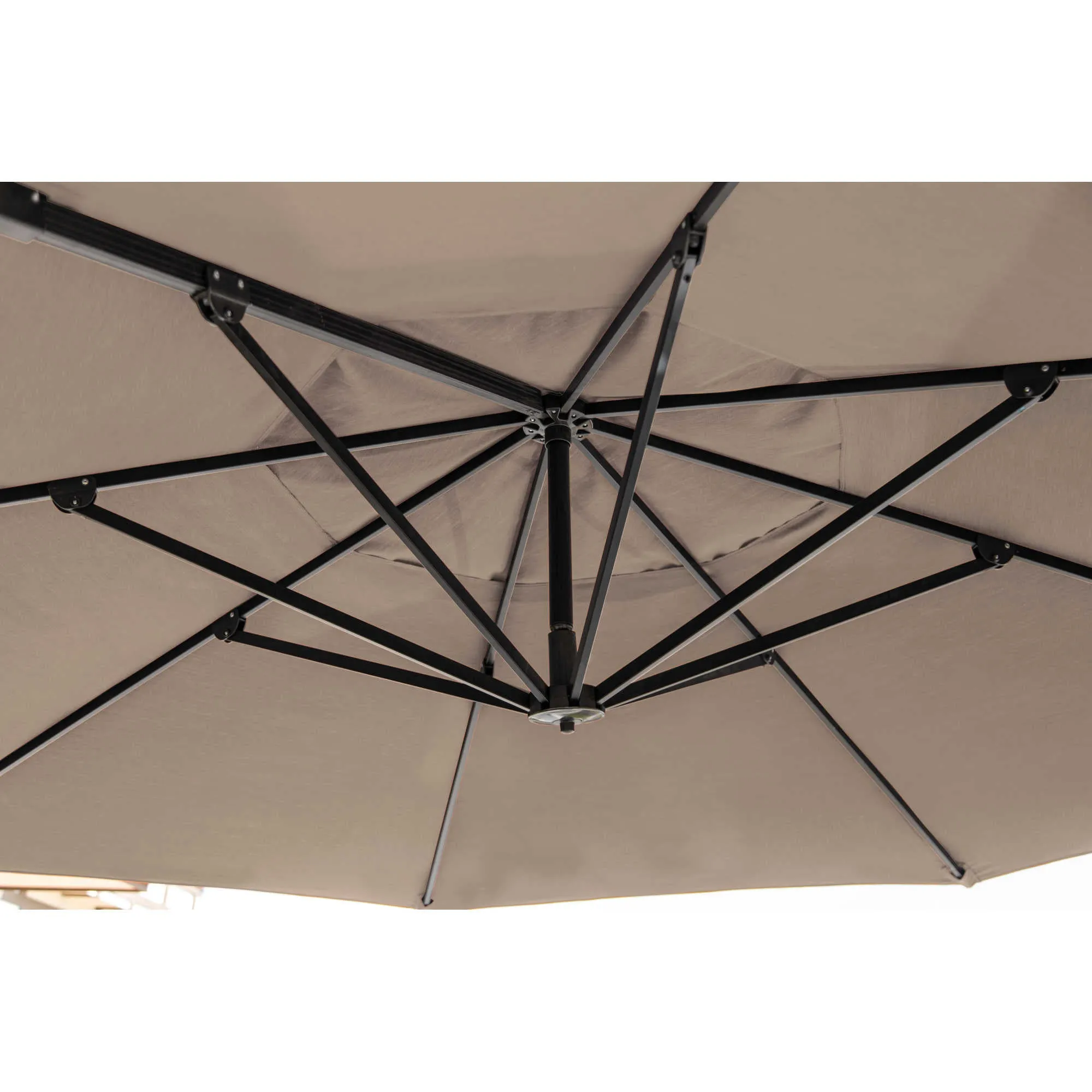 Victoria 13-ft Octagonal Cantilever Patio Umbrella in Sunbrella Acrylic