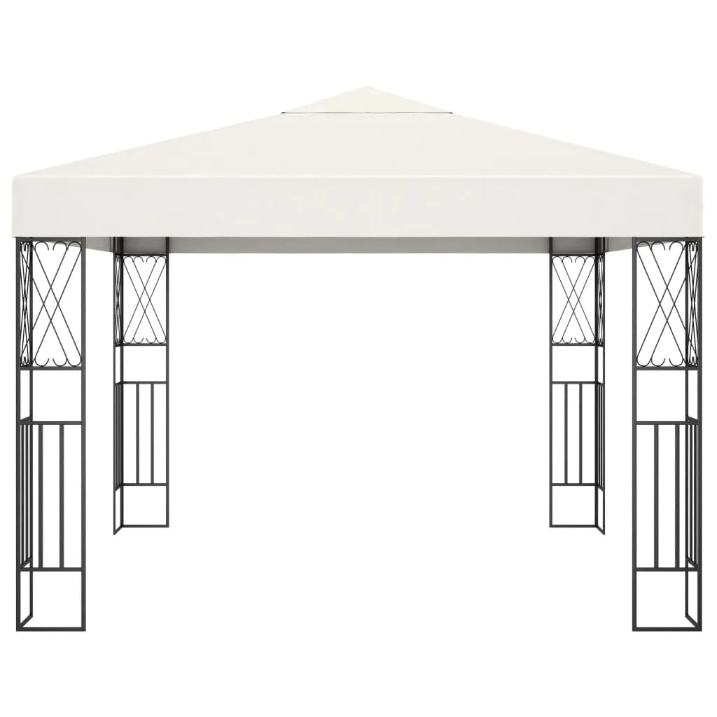 vidaXL Gazebo 3x3 m Cream Fabric