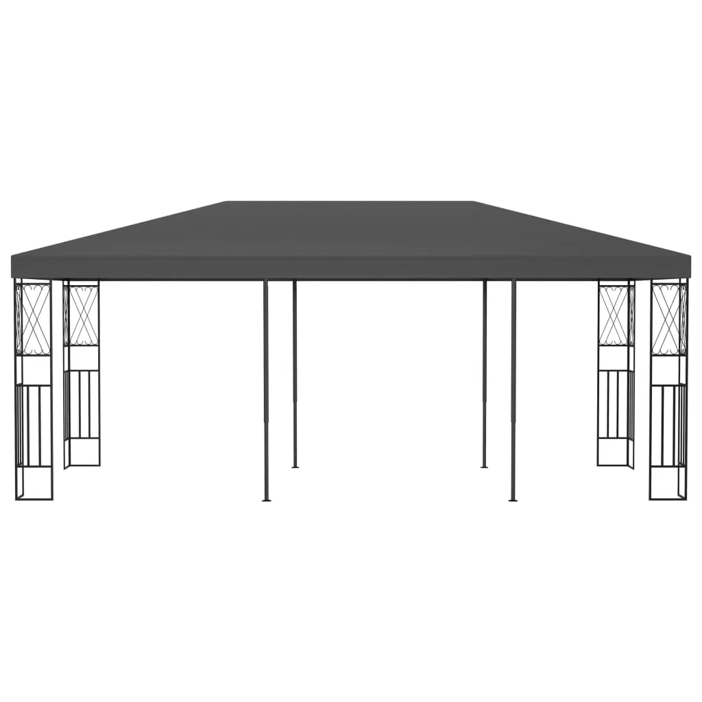 vidaXL Gazebo 3x6 m Anthracite Fabric