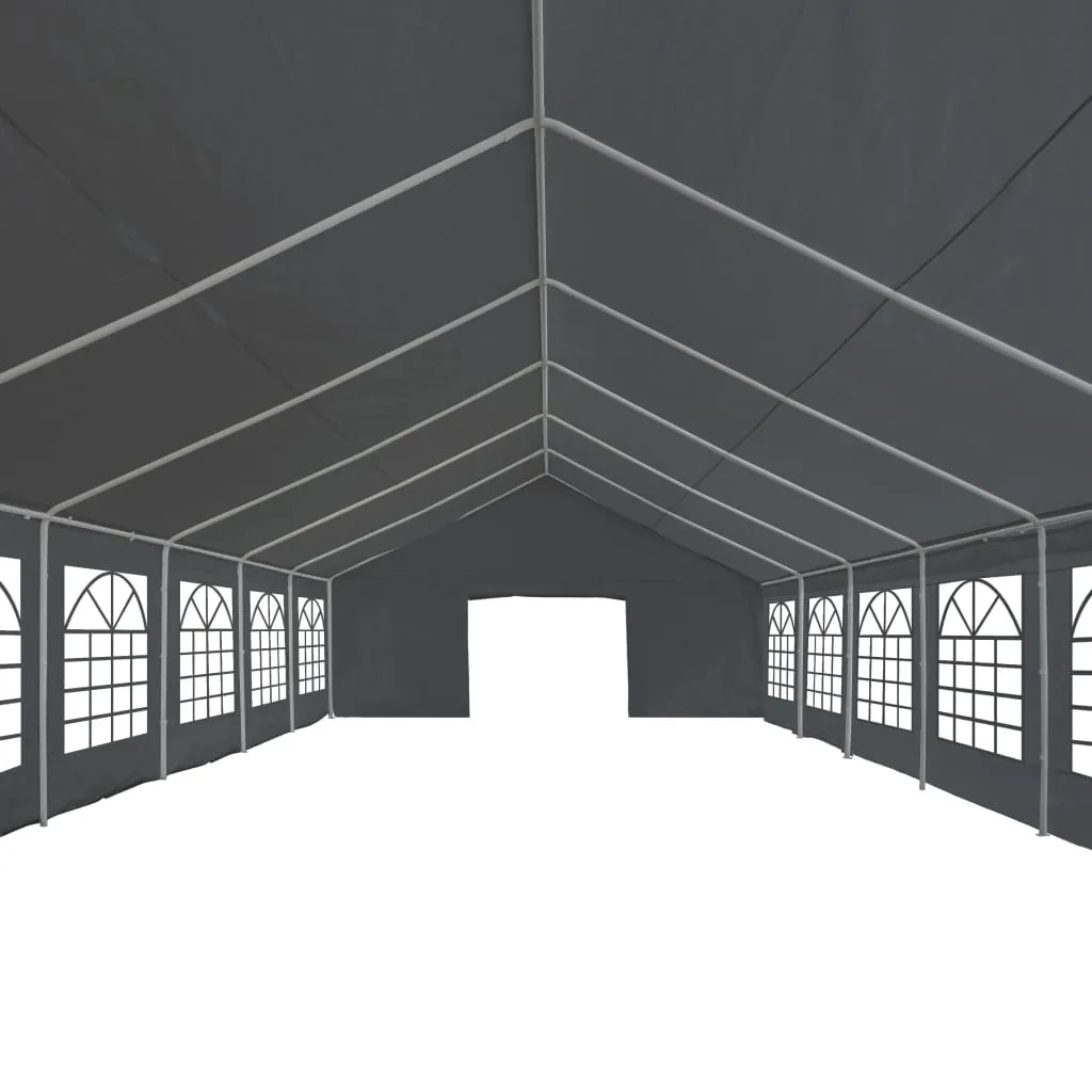 vidaXL Party Tent PE 6x12 m Grey