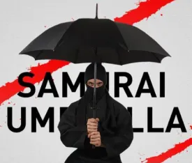 Vintage Samurai Umbrella