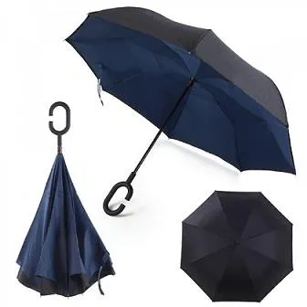 Windproof Hands-Free Inverted Umbrella